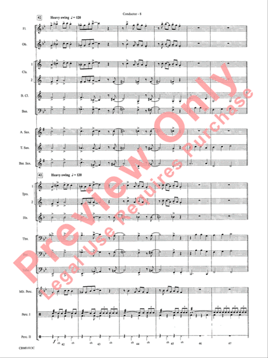Jingle Bell Rock Concert Band scores gallery preview page 10