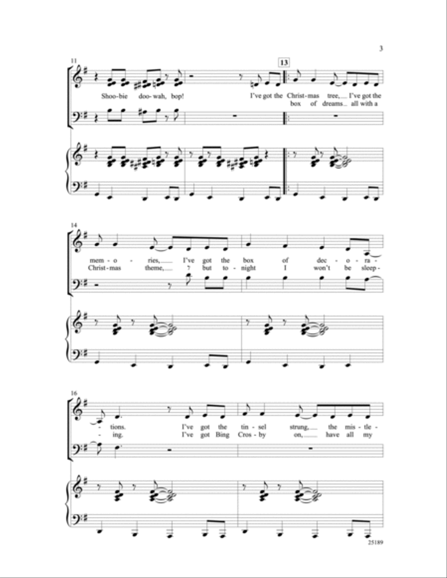 Perfect Christmas Night (from Dr. Seuss! How the Grinch Stole Christmas) 3-Part scores gallery preview page 3
