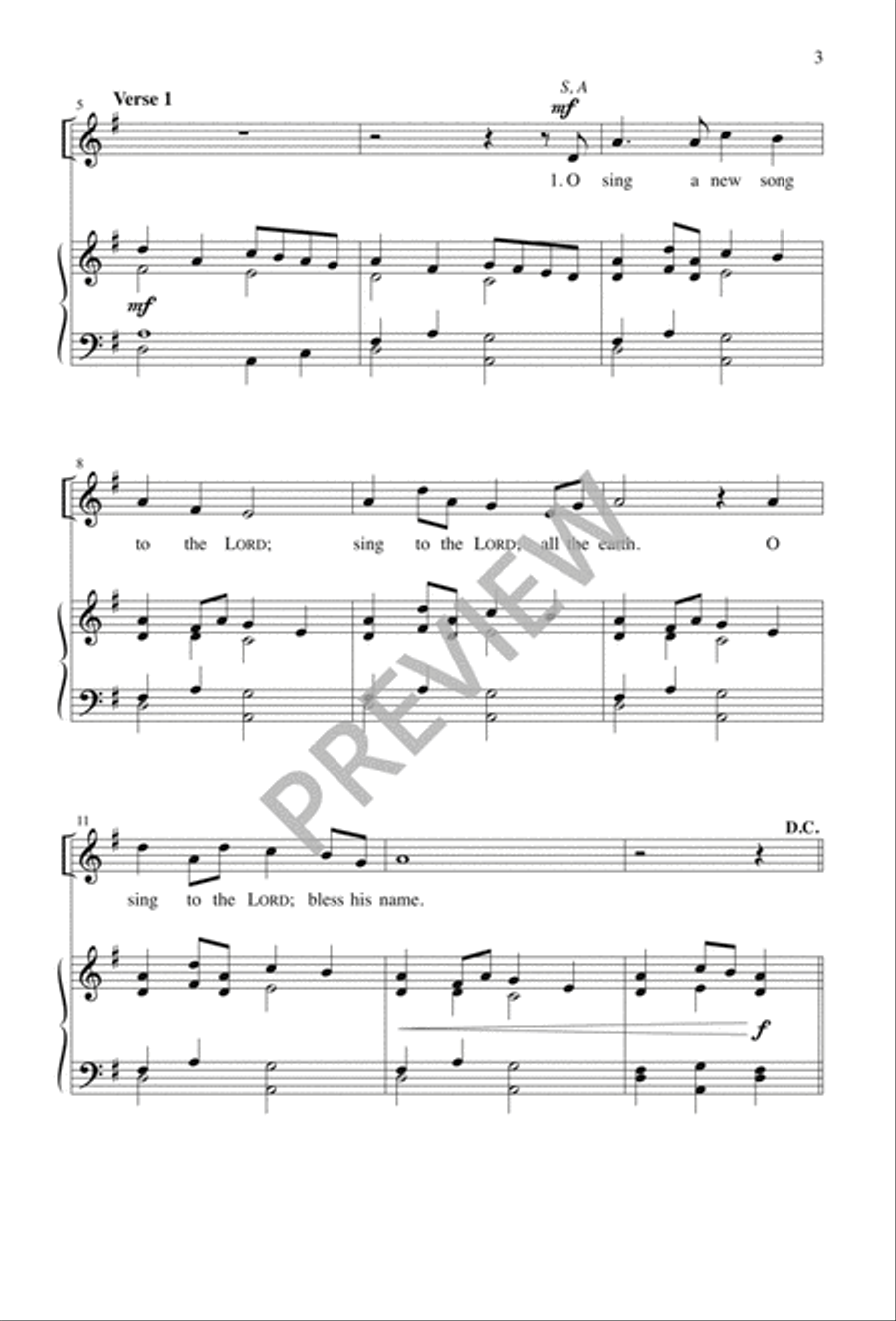 Today Is Born Our Savior 4-Part scores gallery preview page 4