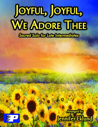 Book cover for Joyful, Joyful, We Adore Thee (Lyrical Piano Solo)