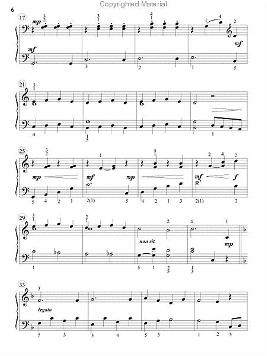 Joy and Peace Easy Piano scores gallery preview page 3