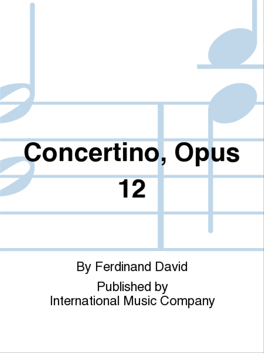 Concertino, Opus 12