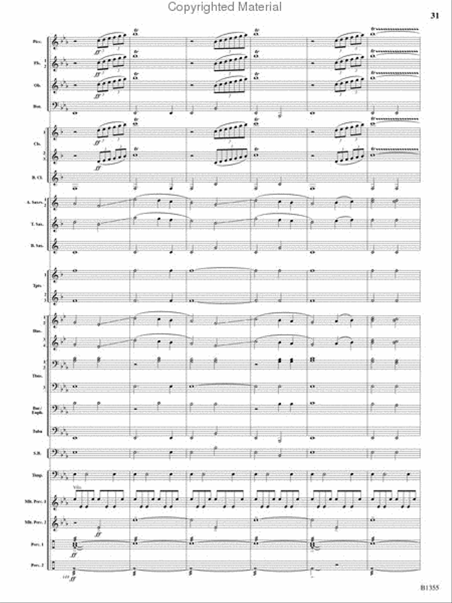 With Ever Joyful Hearts Concert Band scores gallery preview page 29