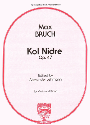 Book cover for Kol Nidre Op. 47