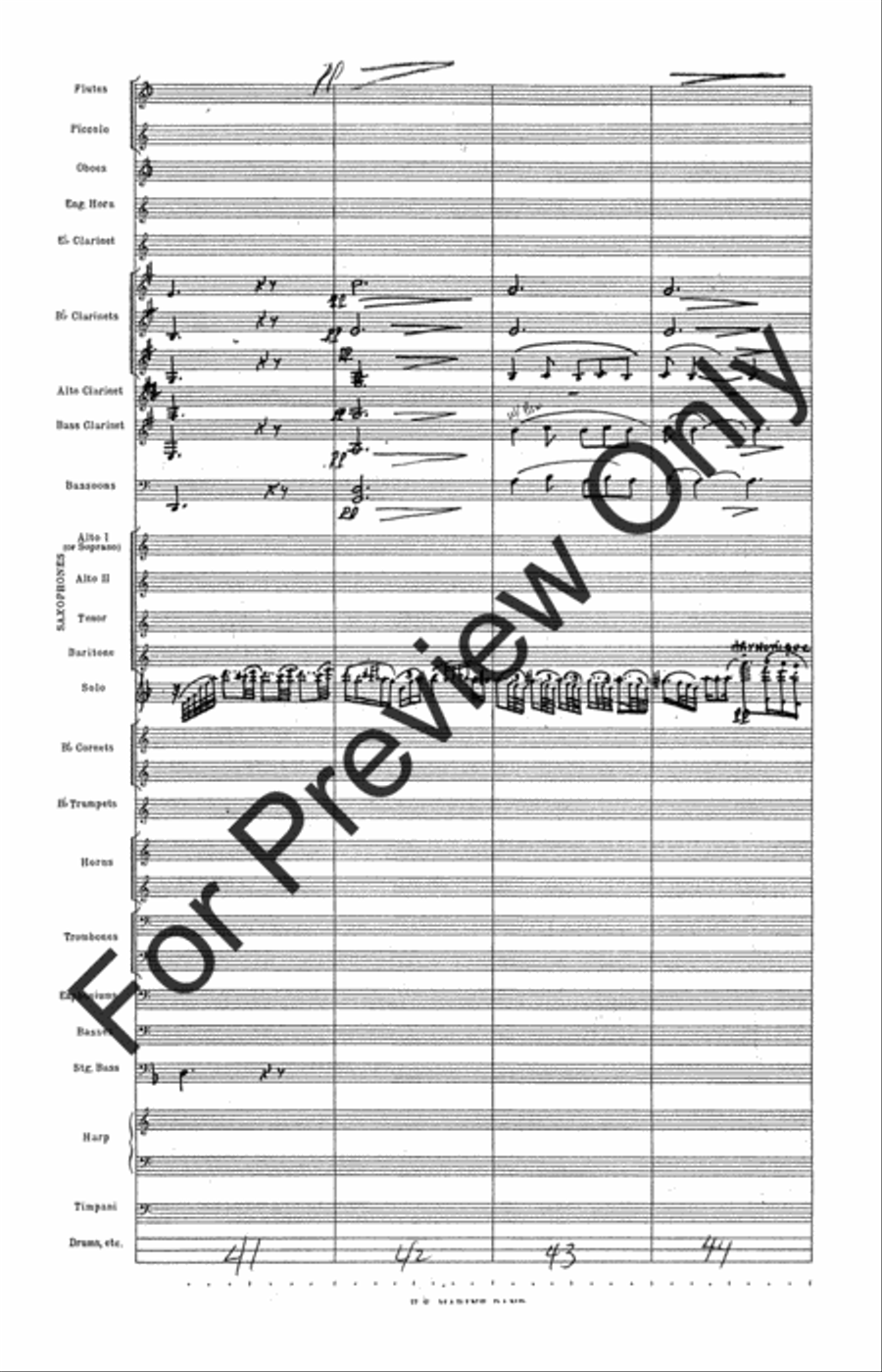 Fantasie Pastoral Hongroise (Score) Concert Band scores gallery preview page 16