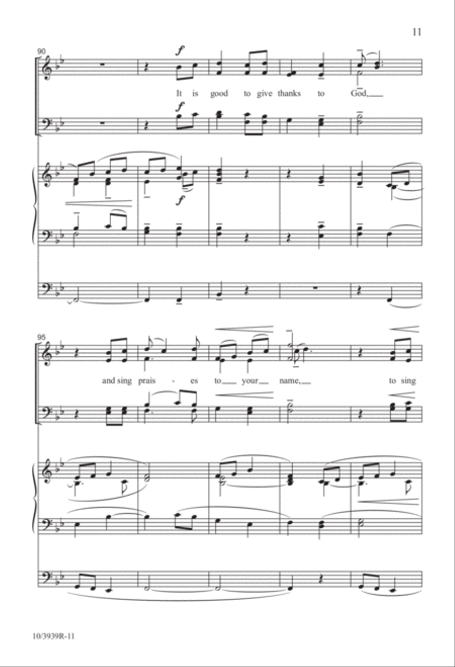 It is Good to Give Thanks Divisi scores gallery preview page 11
