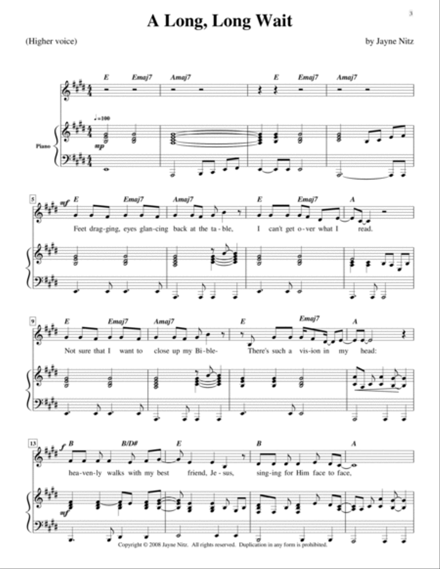 True Songs Songbook Volume 2 (high voice) High Voice scores gallery preview page 3