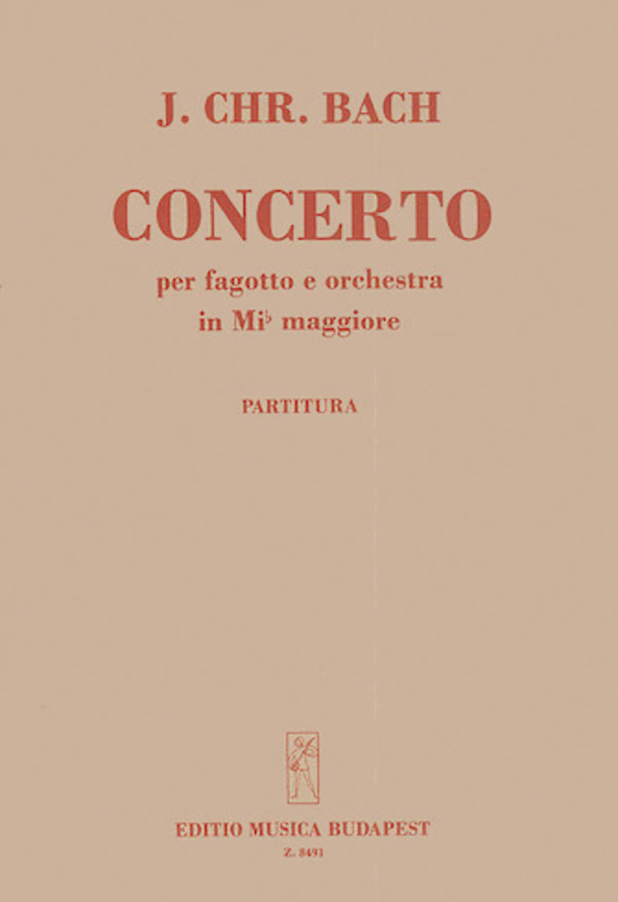 Concerto In E Flat Major For Bassoon And Orchestra