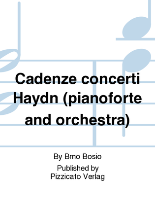 Cadenze concerti Haydn (pianoforte and orchestra)