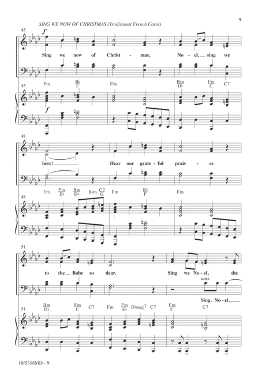 We Three Kings Medley 4-Part scores gallery preview page 9