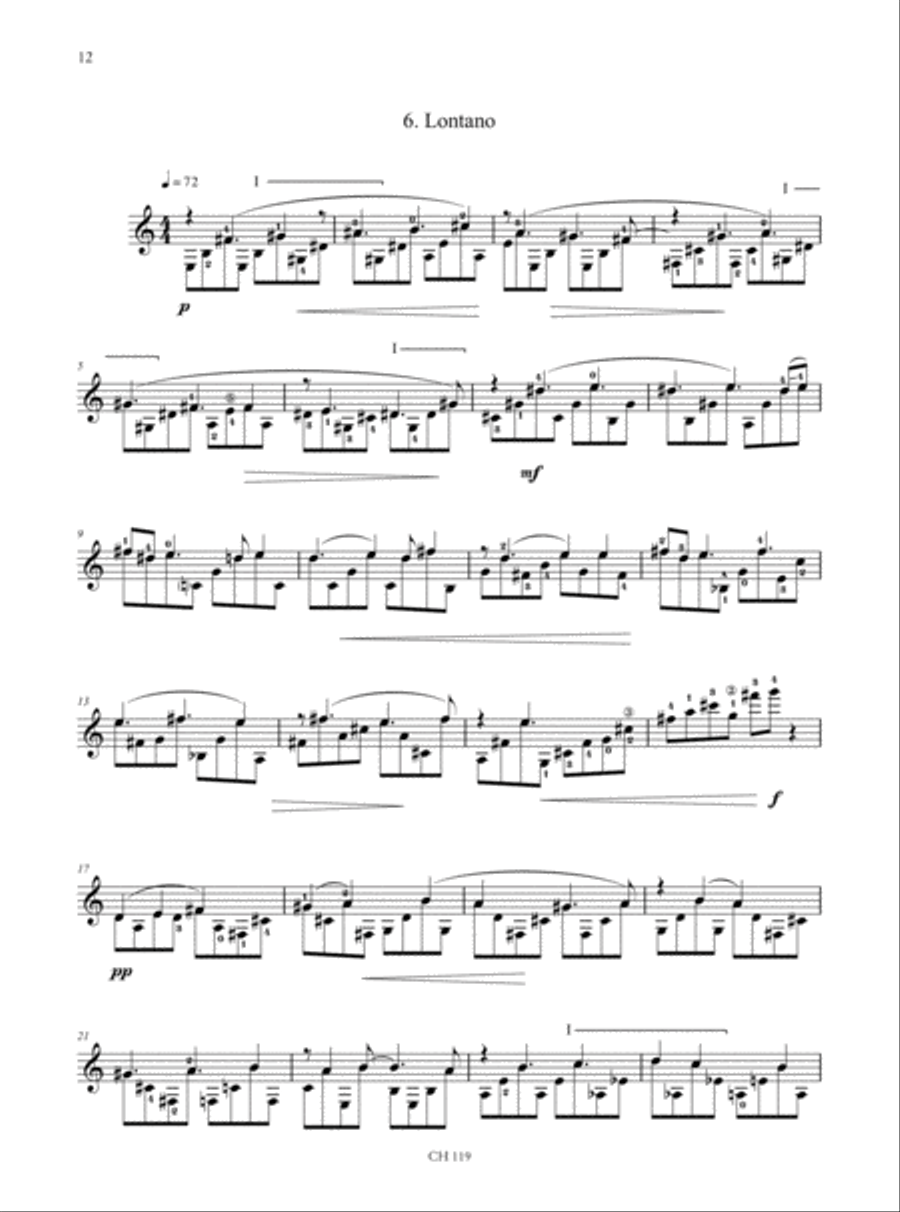 Una storia incredibile (An incredible tale) for Guitar (2009) Acoustic Guitar scores gallery preview page 3