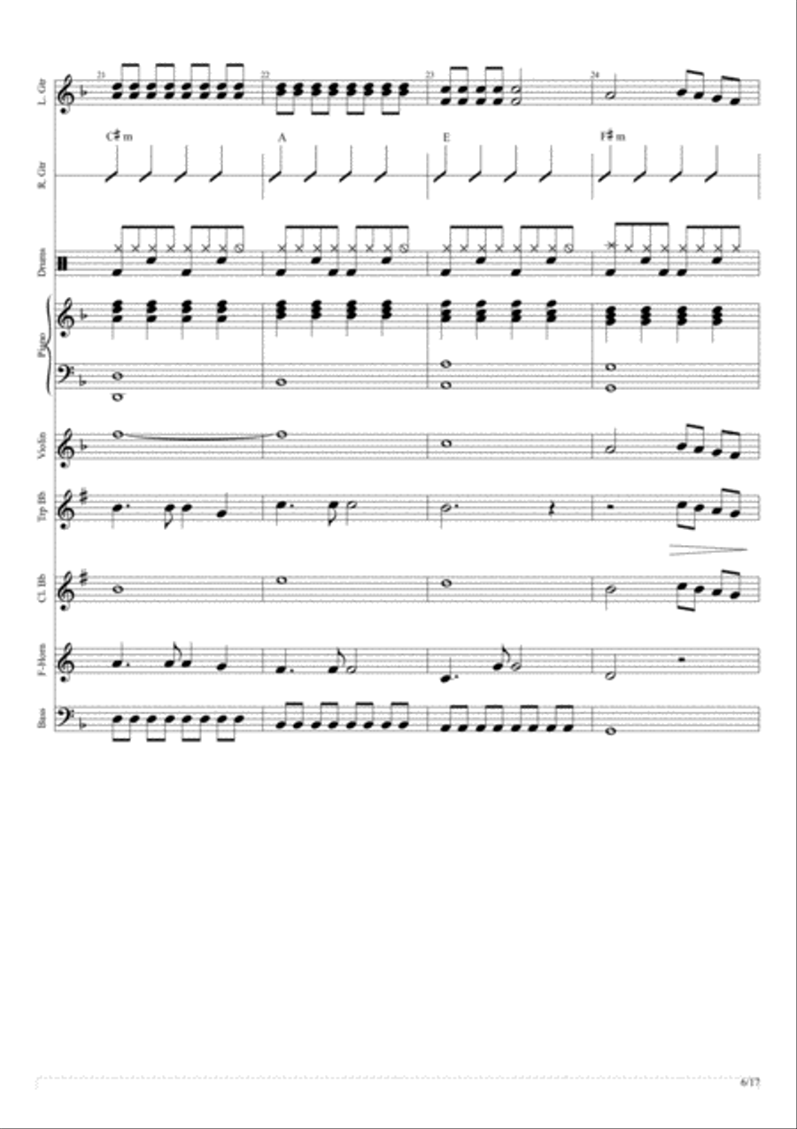 Angels Angels Large Ensemble scores gallery preview page 6