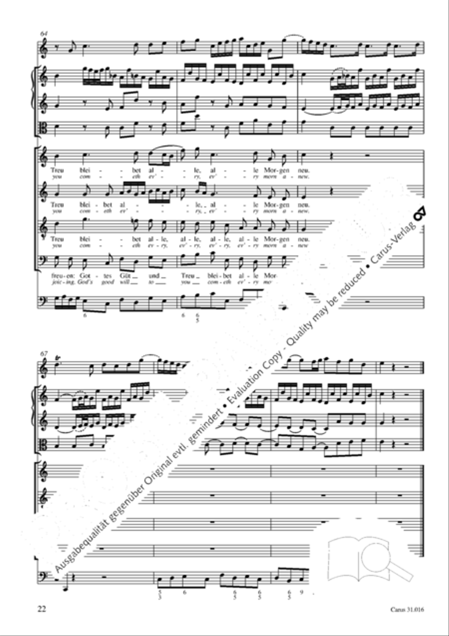 Lord God, thy praise we sing (Herr Gott, dich loben wir) ATB scores gallery preview page 23