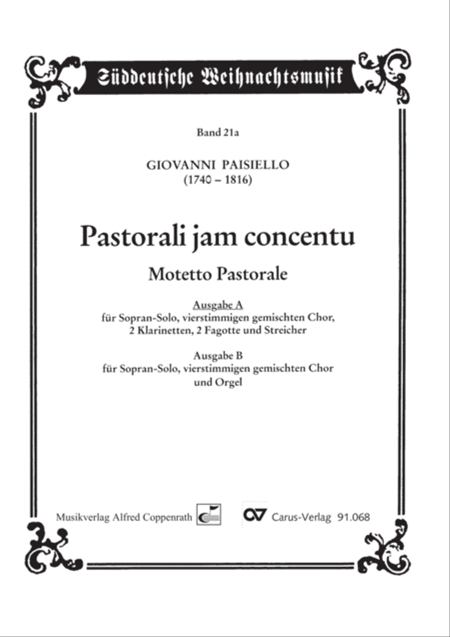 Pastorali jam concentu Pastorali jam concentu 4-Part scores gallery preview page 2