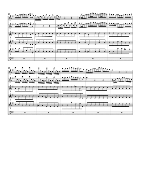 Concerto TWV 52 e1 (arrangement for 6 recorders (AATTTB))