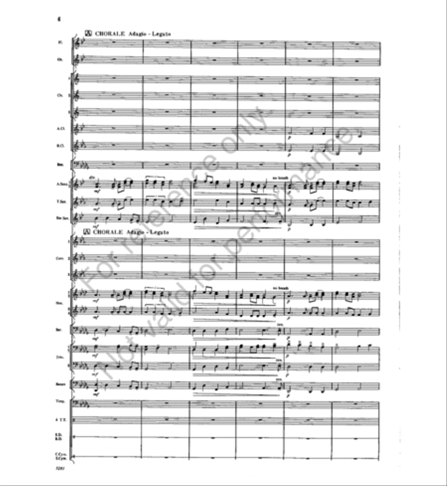 Symphonic Celebration and Dance Concert Band scores gallery preview page 5