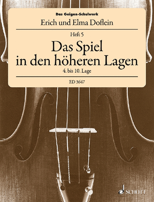 Book cover for Geigenschulwerk Vol. 5 German