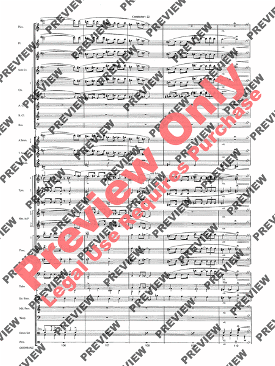 In the Miller Mood Concert Band scores gallery preview page 25