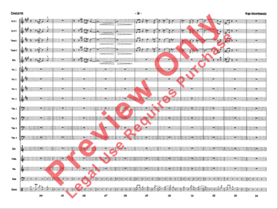 High Maintenance High Maintenance Jazz Ensemble scores gallery preview page 19