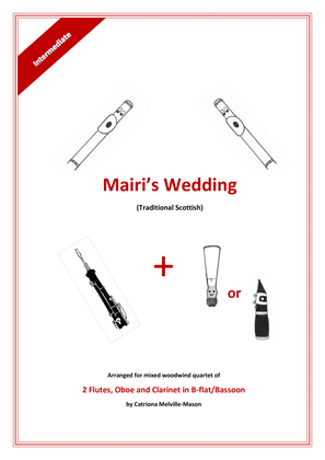 Mairi's Wedding - 2 flutes, oboe and clarinet/bassoon