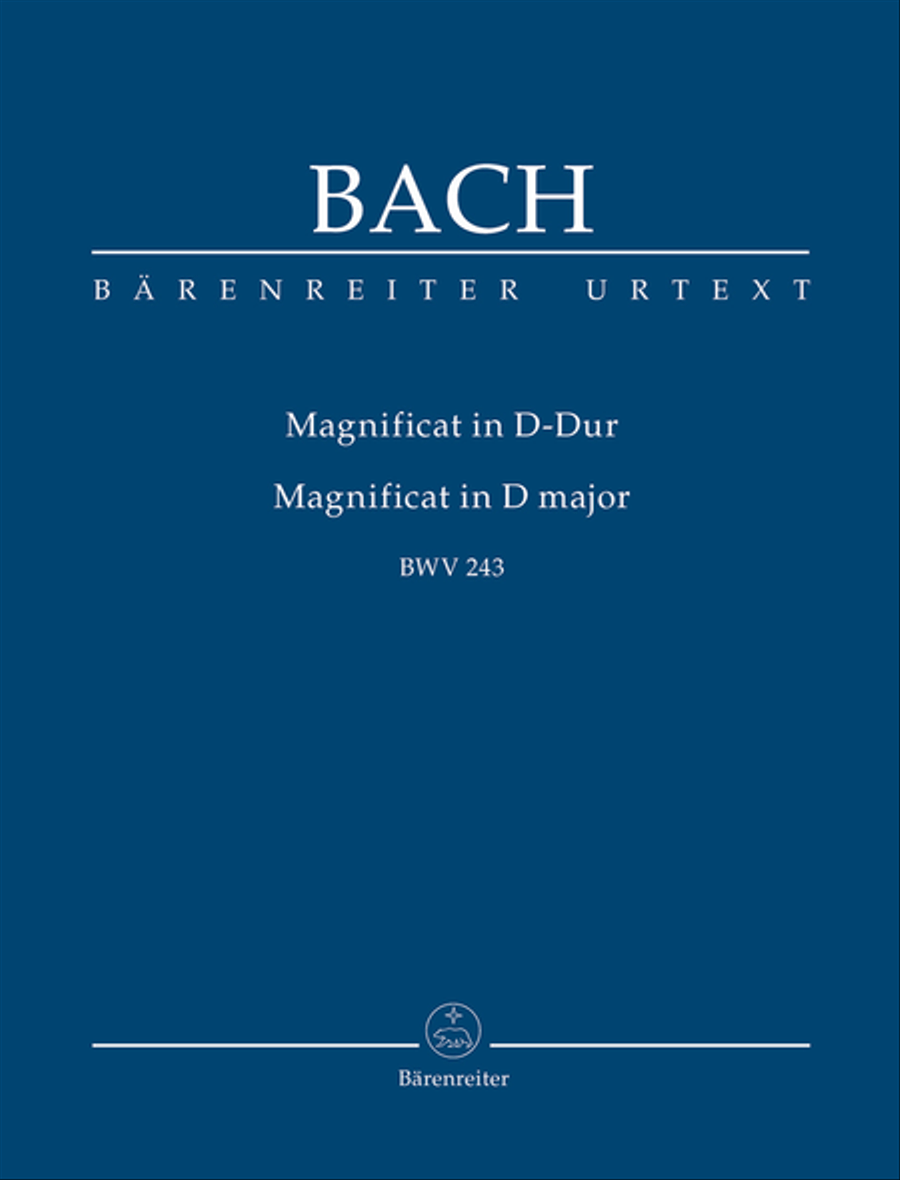 Magnificat D major BWV 243 SSATB scores gallery preview page 1