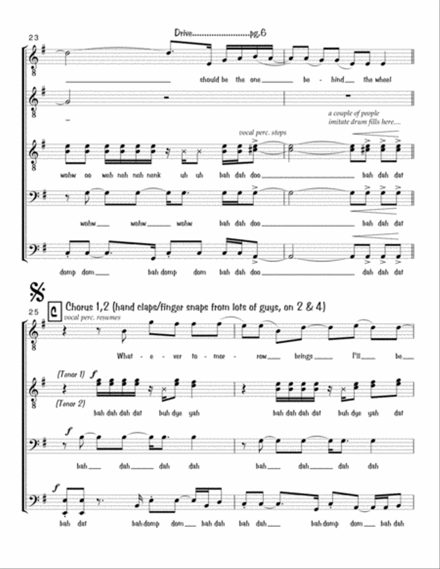 Drive TTBB scores gallery preview page 6
