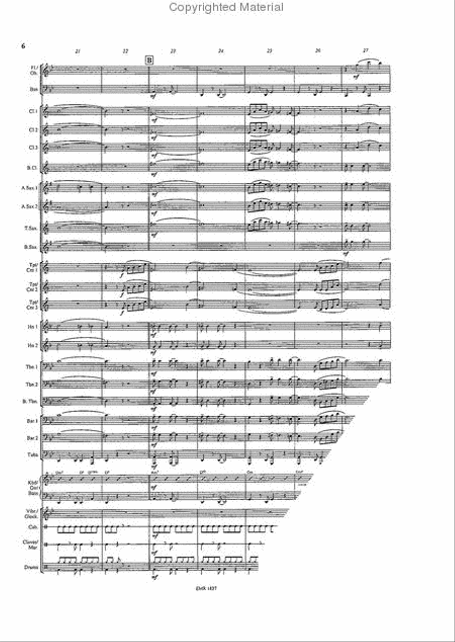 The Shadow Of Your Smile Concert Band scores gallery preview page 6