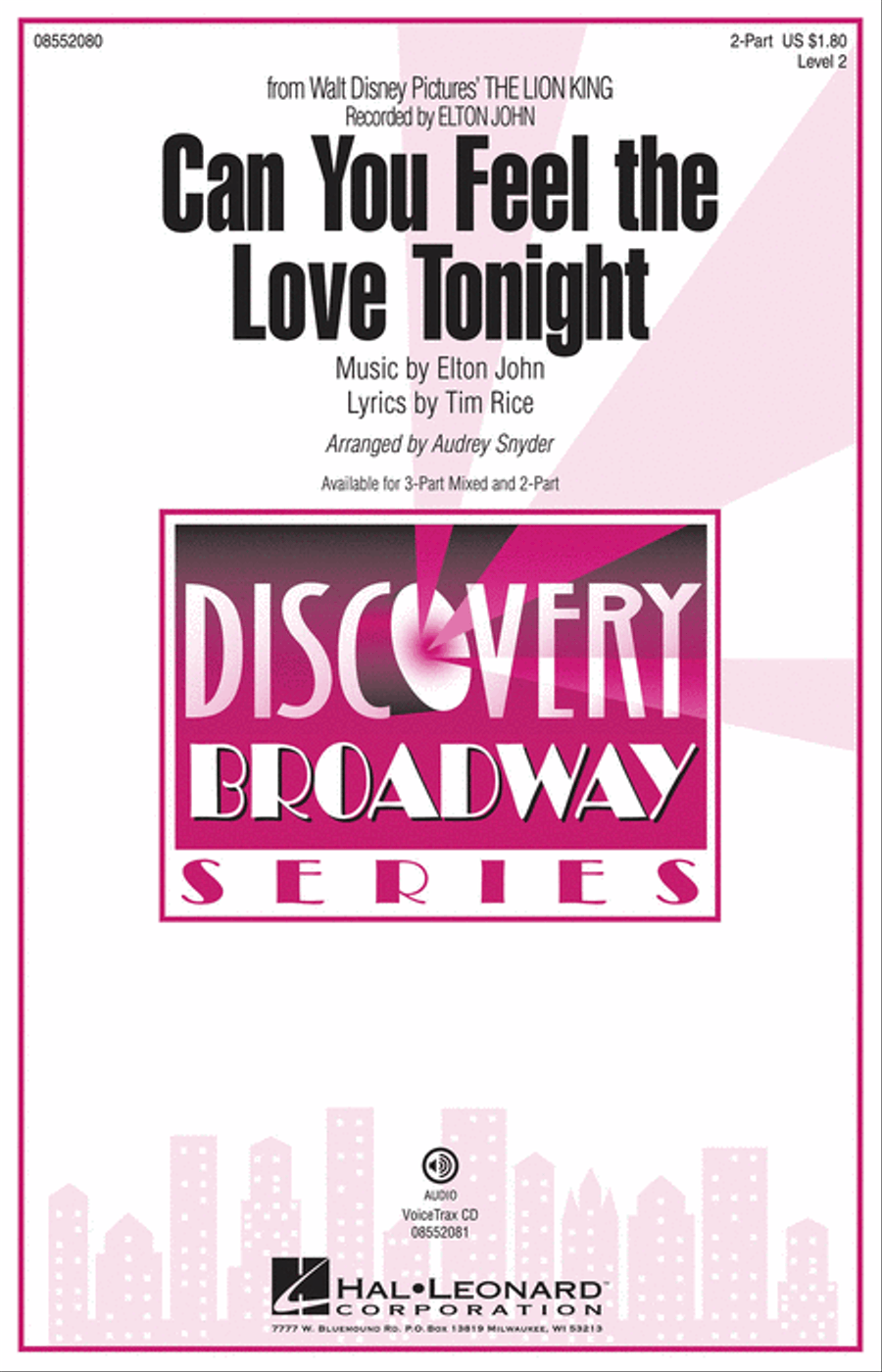 Can You Feel the Love Tonight 2-Part scores gallery preview page 1