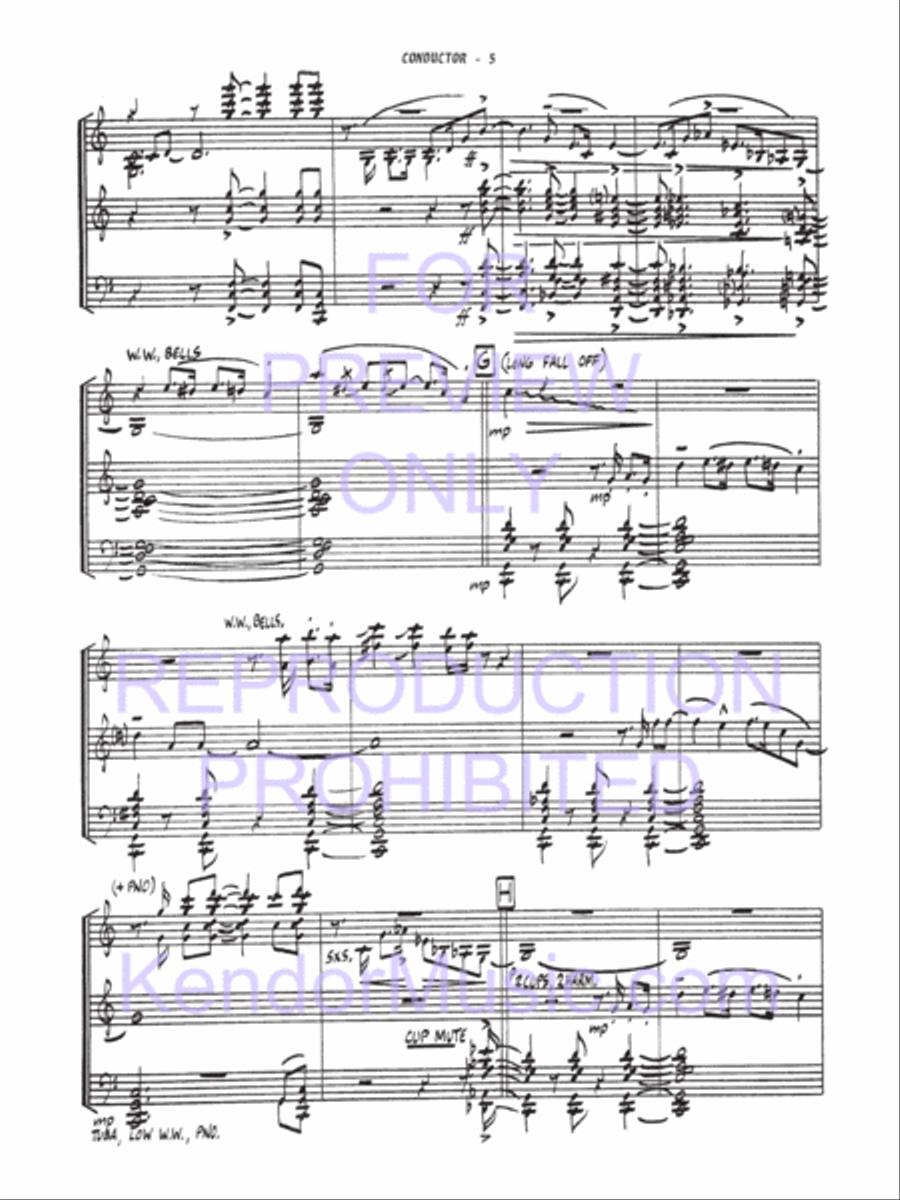 Comin' Through The Rye Jazz Ensemble scores gallery preview page 6