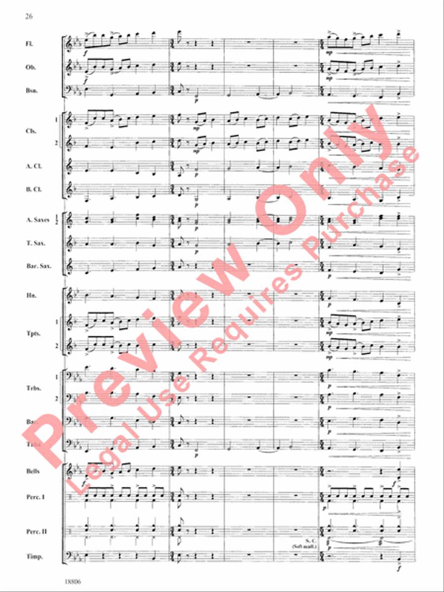 Quintology Concert Band scores gallery preview page 27