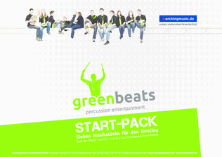 Book cover for START PACK (greenbeats) - 7 Pieces for Percussion Ensemble
