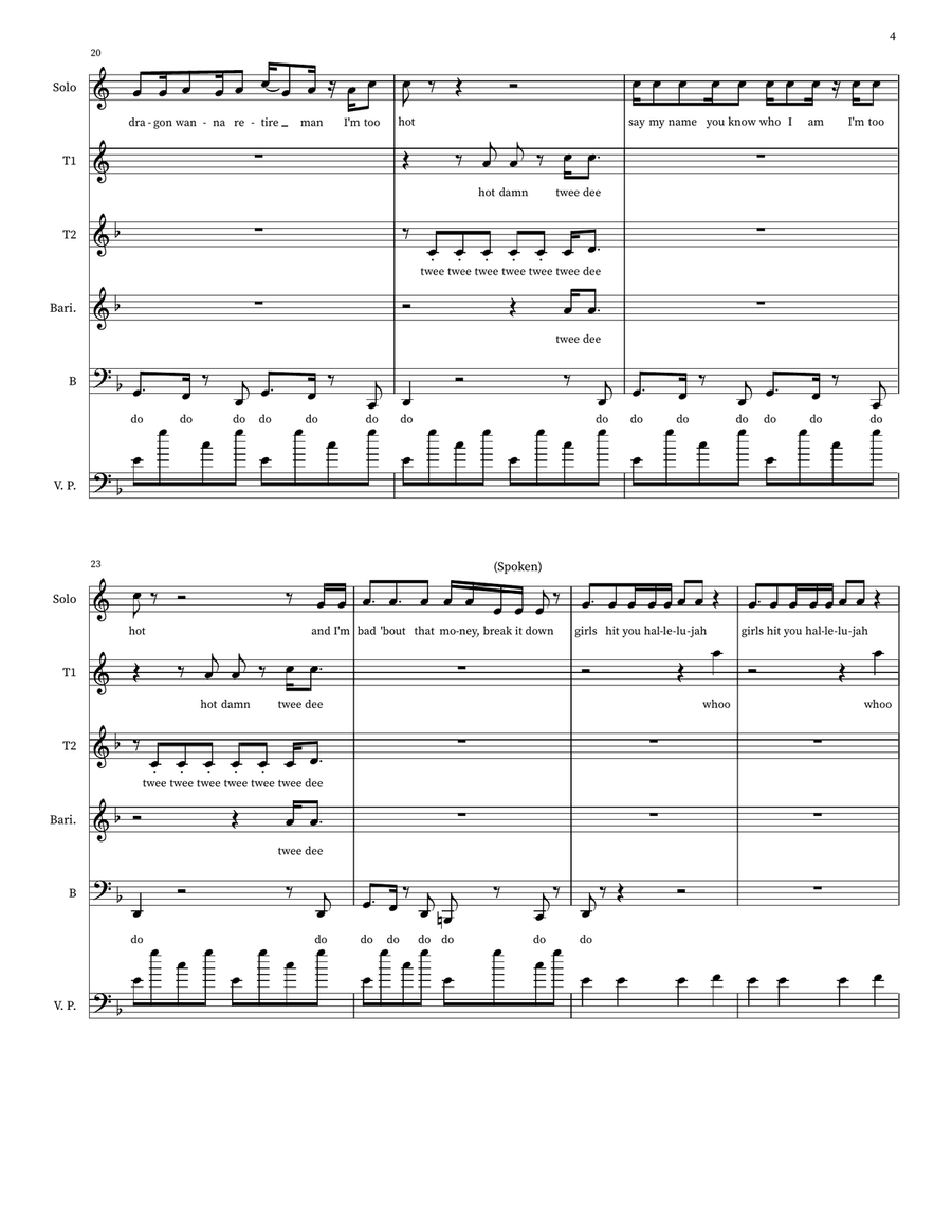 Uptown Funk Uptown Funk TTBB scores gallery preview page 4