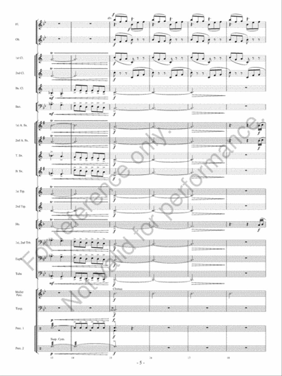Beyond Bold Horizons Beyond Bold Horizons Concert Band scores gallery preview page 6