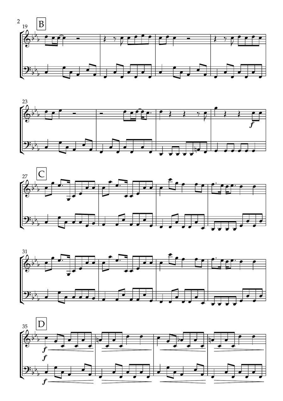 Skyfall String Duet scores gallery preview page 2