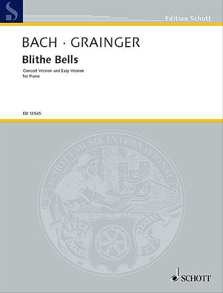 Bach/grainger Blithe Bells;pno Piano scores gallery preview page 1