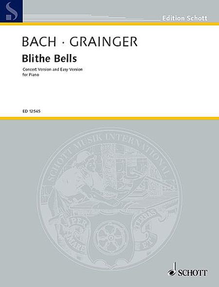 Book cover for Bach/grainger Blithe Bells;pno