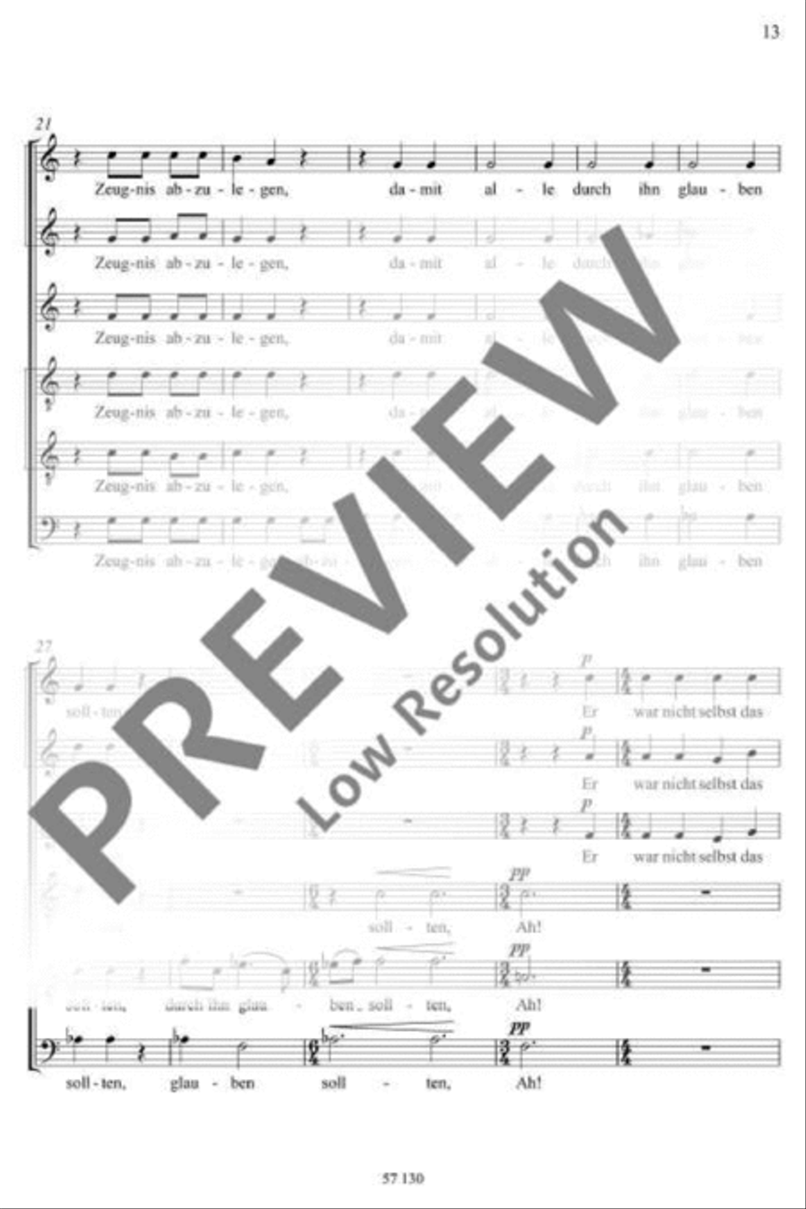 Und meine Seele spannte · Katharsis · Und das Licht scheint in der Finsternis SSATB scores gallery preview page 14