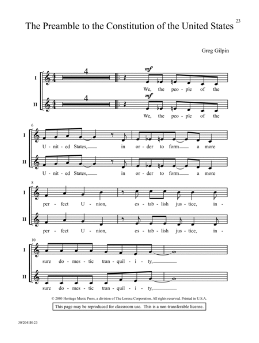 The Words We Live By The Words We Live By 2-Part scores gallery preview page 18