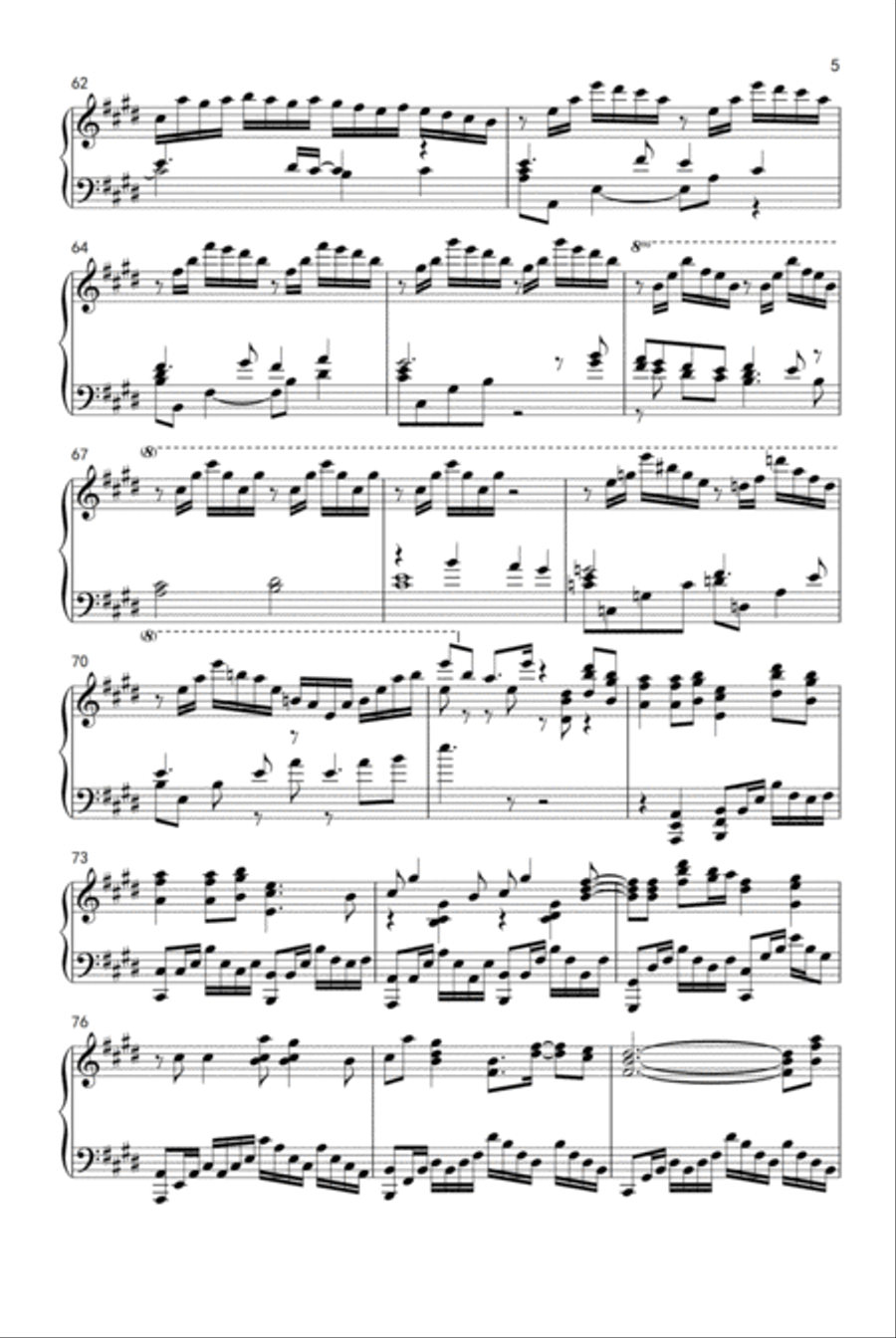 Styx Helix Styx Helix Piano Solo scores gallery preview page 5