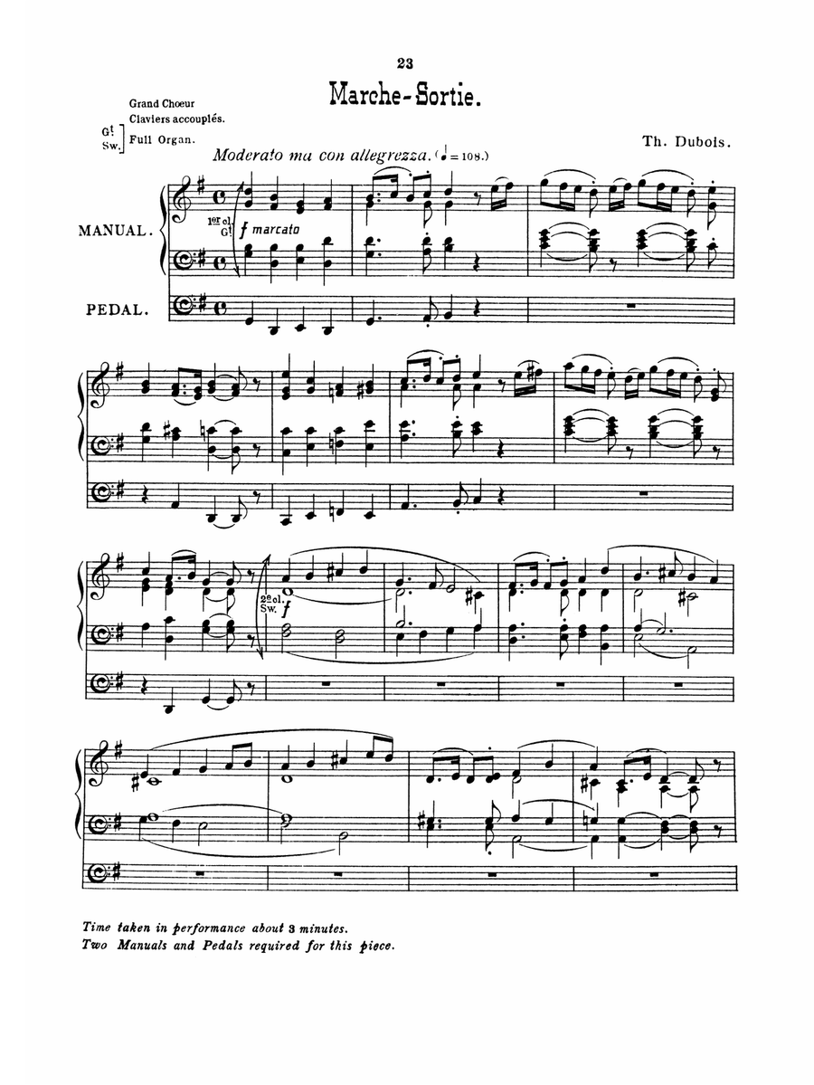 Dubois: Seven Pieces for the Organ