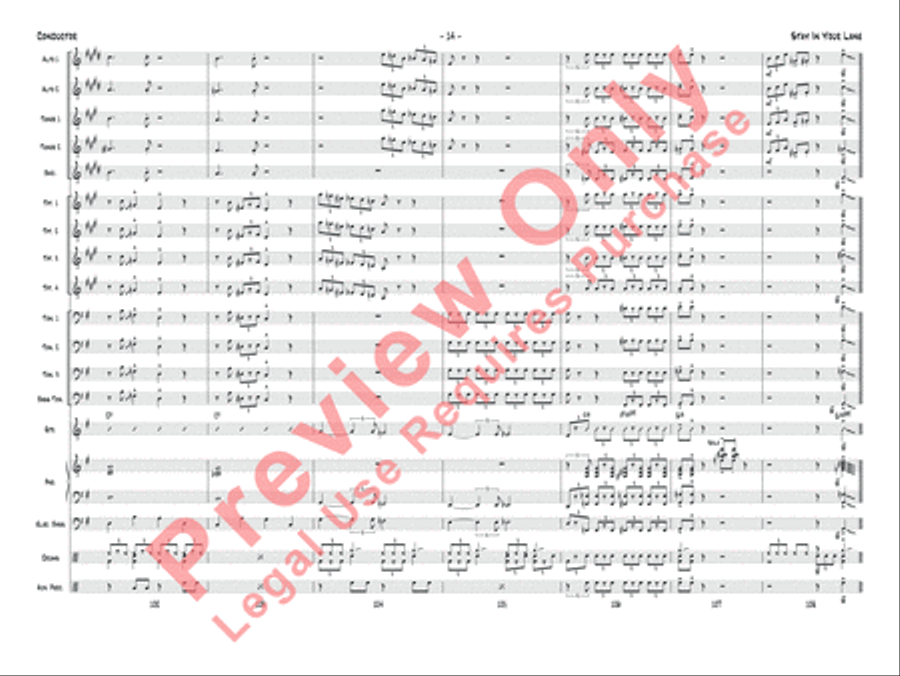 Stay in Your Lane Jazz Ensemble scores gallery preview page 17