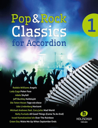 Book cover for Pop & Rock Classics for Accordion 1 Vol. 1