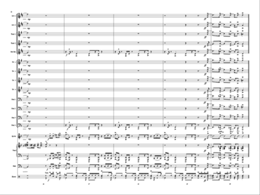 Says Who? Jazz Ensemble scores gallery preview page 16