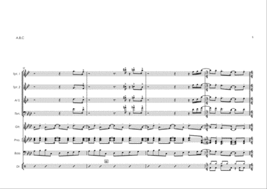 ABC ABC Jazz Ensemble scores gallery preview page 5