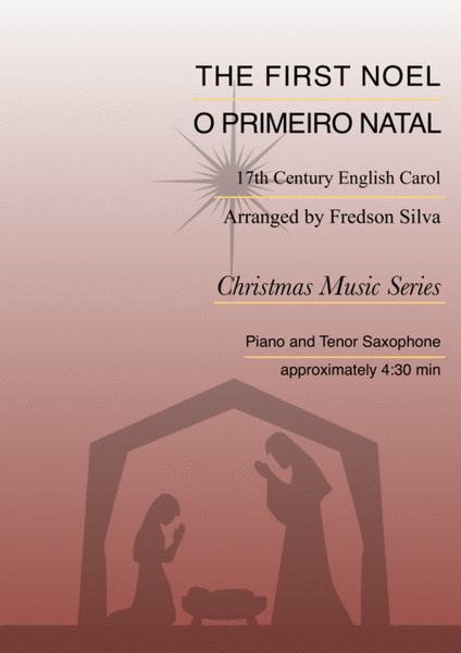The First Noel (O Primeiro Natal) - Piano and Tenor Saxophone image number null