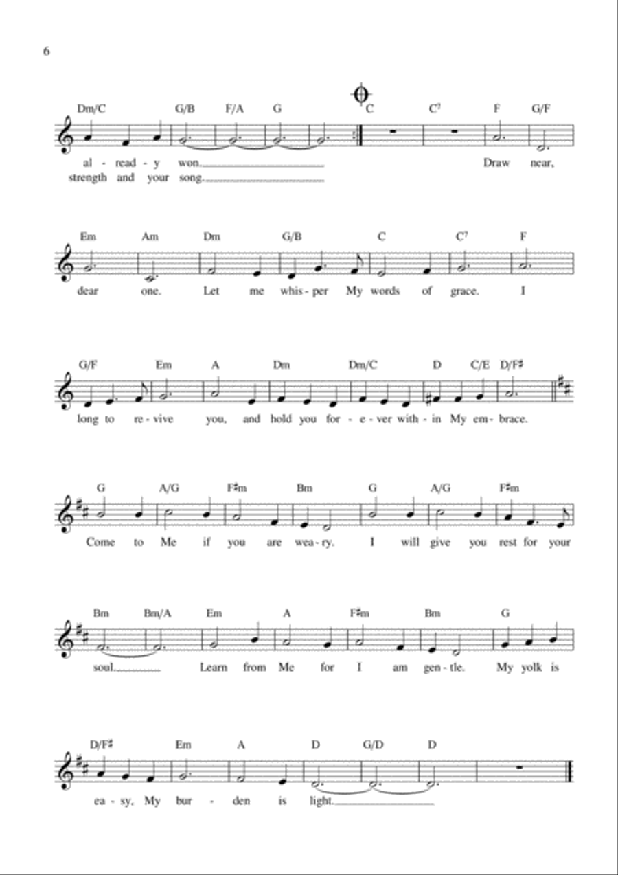 Songs for Today's Church Piano, Vocal, Guitar scores gallery preview page 6