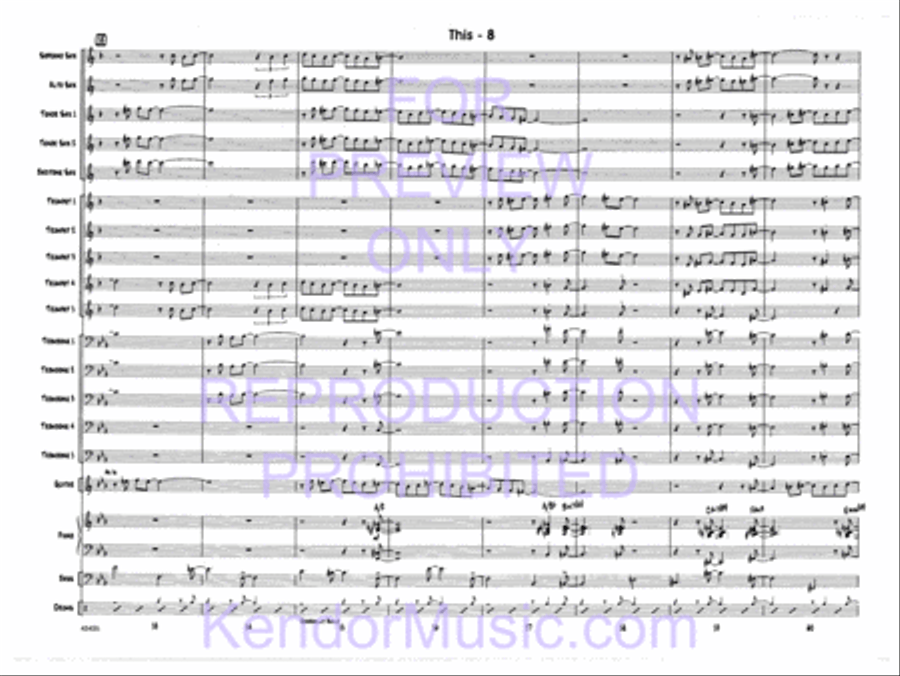 This Jazz Ensemble scores gallery preview page 10