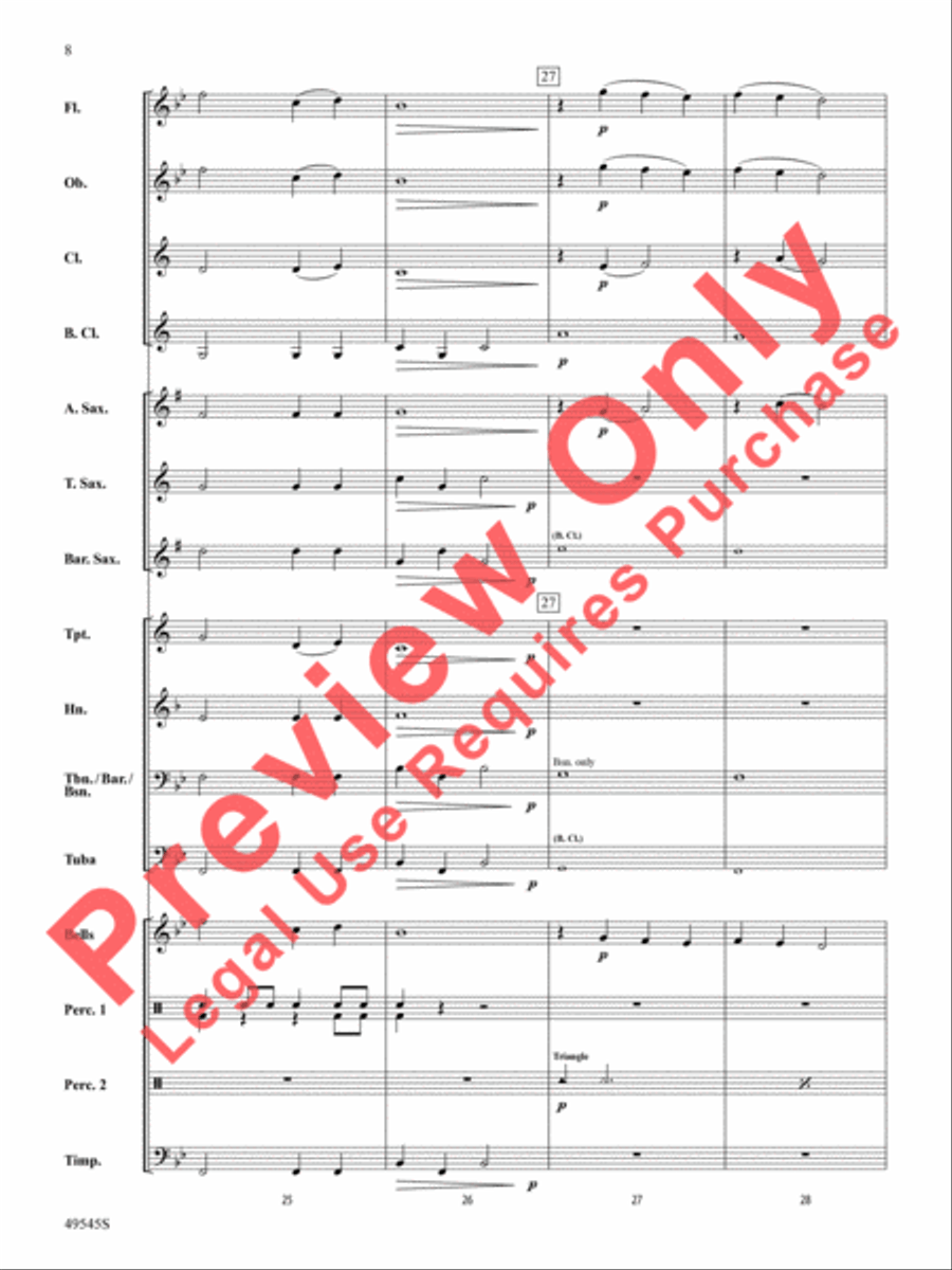 Range Rover Concert Band scores gallery preview page 9