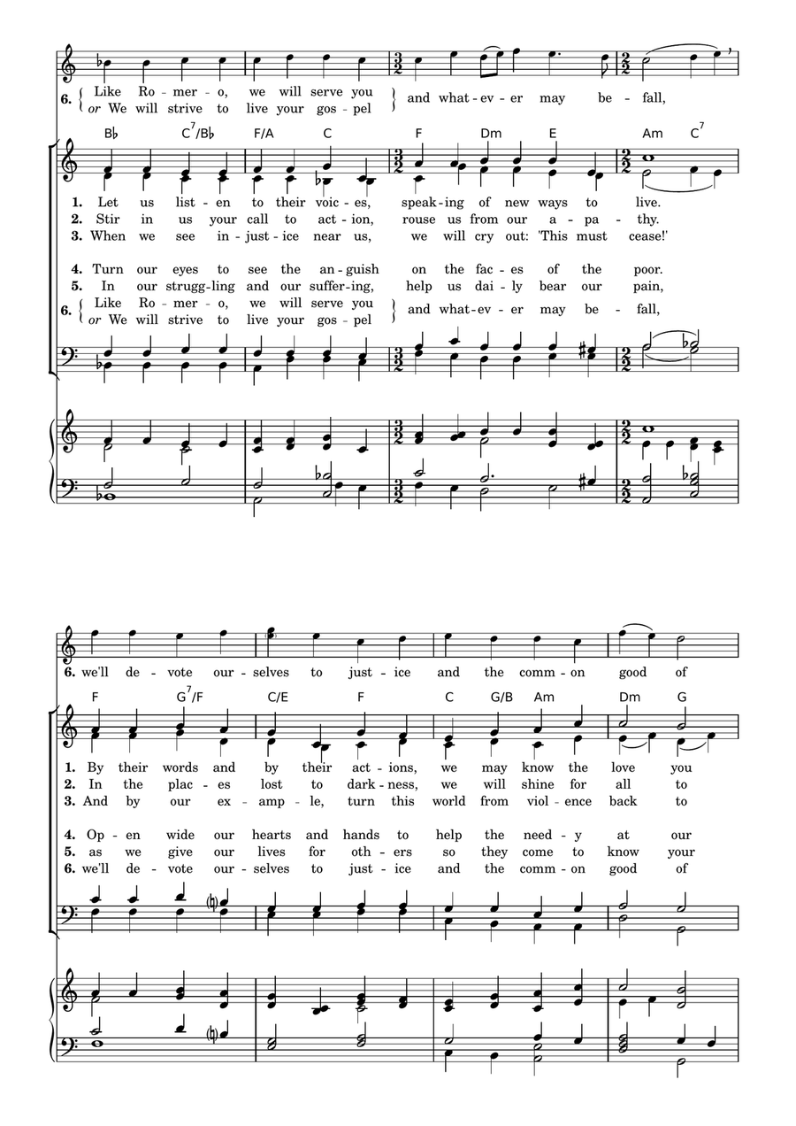 God, you raise up true disciples Small Ensemble scores gallery preview page 4