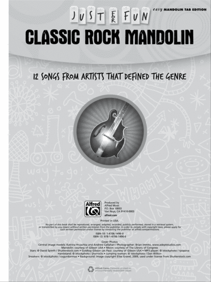 Just for Fun -- Classic Rock Mandolin Mandolin scores gallery preview page 2